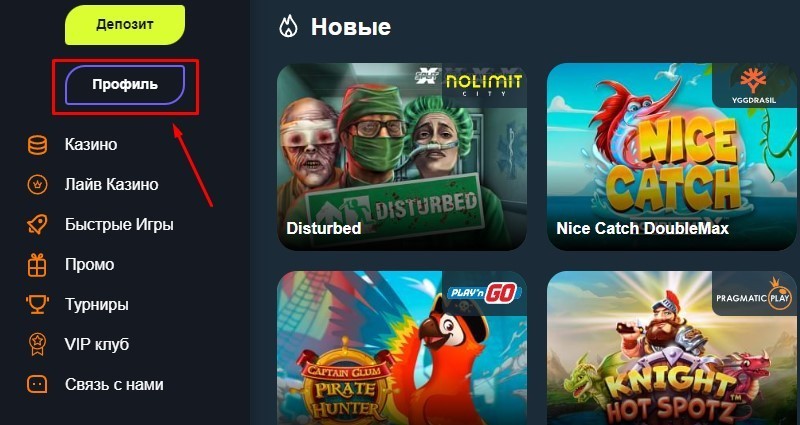 Профиль игрока